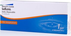 Lentilles de contact SOFLENS DAILY DISPOSABLE astigmate boite de 30